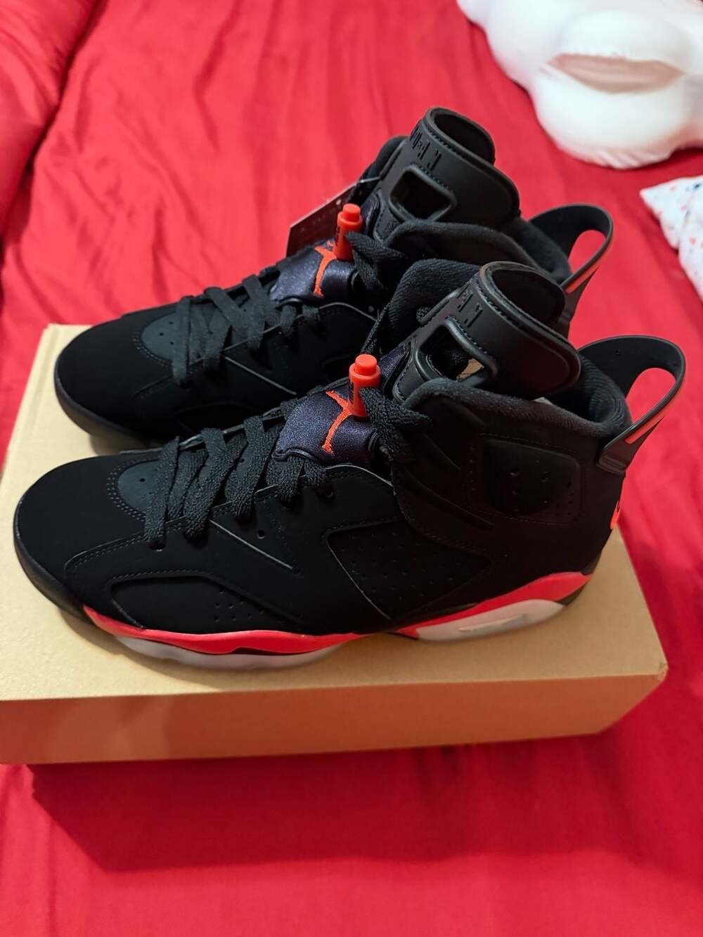 Nike Air Jordan 6 Retro 'Reverse Infrared' / 'Infrared Salesman' (CT8529-001) - Picture 2 of 10